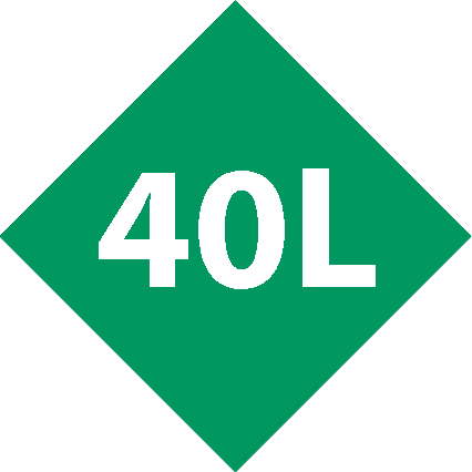 Capacity <br> 40L
